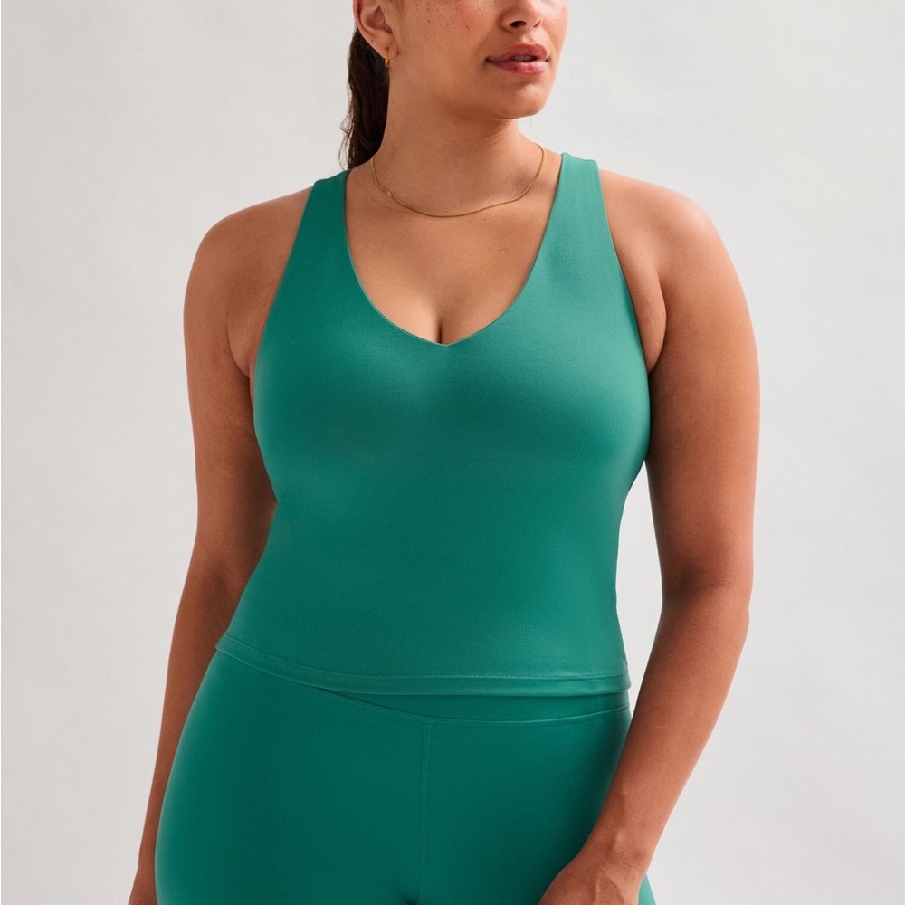 Girlfriend Collective Green Tank Top